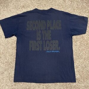 Vintage No Fear Second Place Is‎ First Loser Tshirt Size Large USA Made Faded